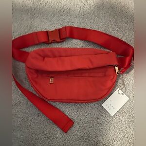 Red fanny pack new tags